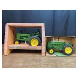 (2) 1/16 John Deere A + M NIB Ertl