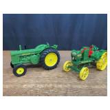 (2) 1/16 John Deere R + Waterloo Boy Ertl