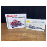 (2) 1/25 Snap-On NASCAR Pit Diorama & 1/18 Trailer GMP