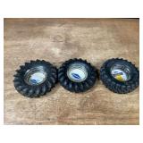 (3) Good Year Tractor Tire Ashtrays