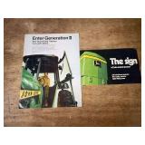 (2) John Deere Tractor Sales Literature