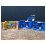 (4) 1/32 Ford Tractors Ertl