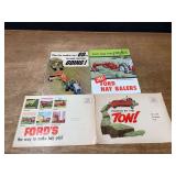 (4) Ford Implement Sales Literature