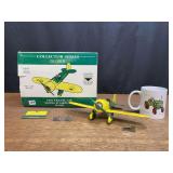 (5) Oliver Plane, Mug, Cuff Links, Tie Clip, Matchbook