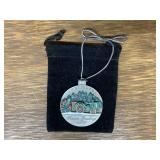 1996 John Deere Pewter Christmas Ornament