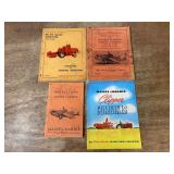 (4) Massey-Harris Combine Literature