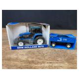 (2) 1/32 New Holland 8670 + Wagon Schrade NIB Ertl