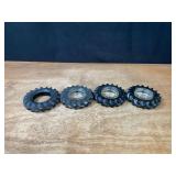 (4) Firestone Tractor Tire Ashtrays