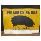 Poland China Hog SST Sign