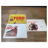 (3) Ford Tractor Sales Literature