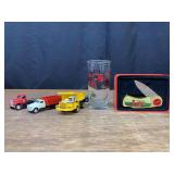 (5) IH Trucks, Glass, Knife