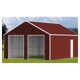 23ftx22ft Double Garage Metal shed