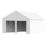 23ftx22ft Double Garage Metal shed