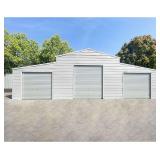 Unused 42FT x 30FT Metal Storage Shed