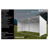 25FTx12FT Livestock Metal Shed