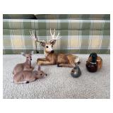 Deer & Duck figures