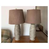 2 Ashley Logan Table Lamps