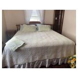 Ethan Allan King Sized Bed and Quilt set