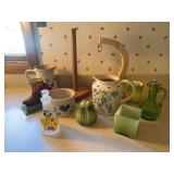 Banana Tree, Towel Holder and assorted glasswear