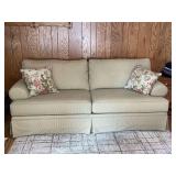 Broyhill Green Striped Couch. Great condition!