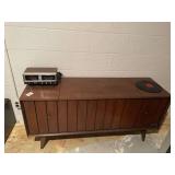 Zenith Record Cabinet and Zenith Radio