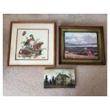 3 Framed Pictures