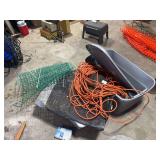 Tote Contents, extension cord and misc.