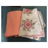 2 Pink/Orange Quilts
