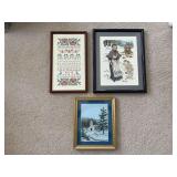 3 Framed Pictures