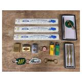 (14) Trucking Lightes, Rulers, Keychains, Pens & Pencil