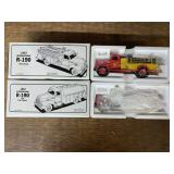 (2) 1/34 International R-190 Fire Truck + Tanker Truck NIB 1st Gear