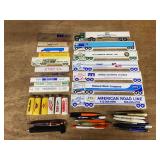 Trucking Pens, Pencils, Rulers, Lighters