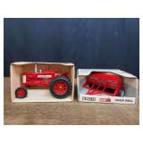 (2) 1/16 Farmall 350 + Case-IH Grain Drill NIB Ertl