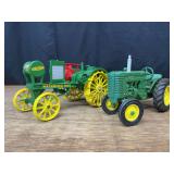 (2) 1/16 John Deere M + Waterloo Boy Ertl