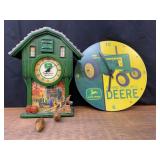 (2) John Deere Clocks