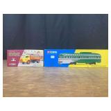 (2) 1/50 Truck + Street Car NIB Corgi
