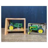 (2) 1/16 John Deere A + 630LP NIB Ertl