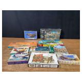 (10) Military + Airplane Model Kits