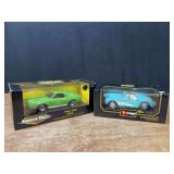 (2) 1/18 Corvette + AMC AMX NIB