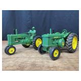 (2) 1/16 John Deere R + A Ertl