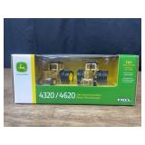 1/64 John Deere 4320 + 4620 Gold 50th Anniversary NIB Ertl