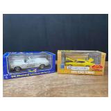 (2) 1/18 + 1/24 Mustang + Torino NIB