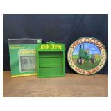 (2) John Deere Key Box + Decoration
