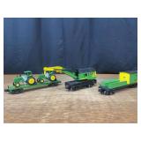 (3) John Deere Train Cars