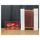 (2) Vintage Vehicles Set + Shelf