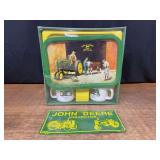 (2) John Deere Gift Set + License Plate