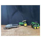 (3) John Deere Snowmobile, Skid Steer, 4020