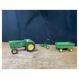 (3) 1/16 John Deere 5020, Mower, Wagon Ertl