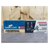 2 Boxes Federal 2 3/4 Inch No. 6 12 Gauge