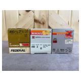 3 Boxes Winchester & Federal 3 Inch No. 6 & 7 1/2 .410 Shotshell